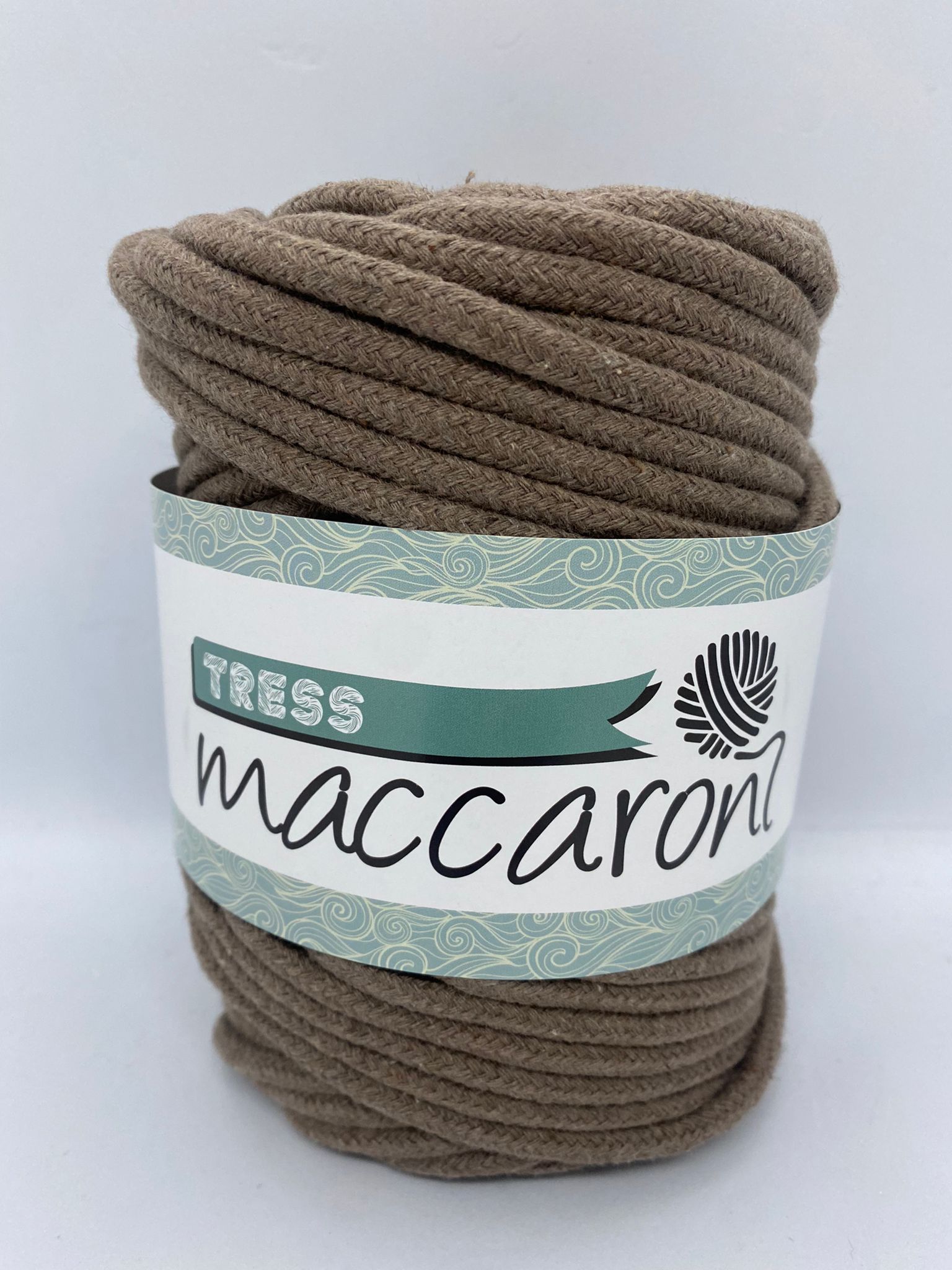 Maccaroni Tress İp Açık Kahve