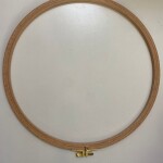 Vidalı Ahşap Kasnak 32 cm