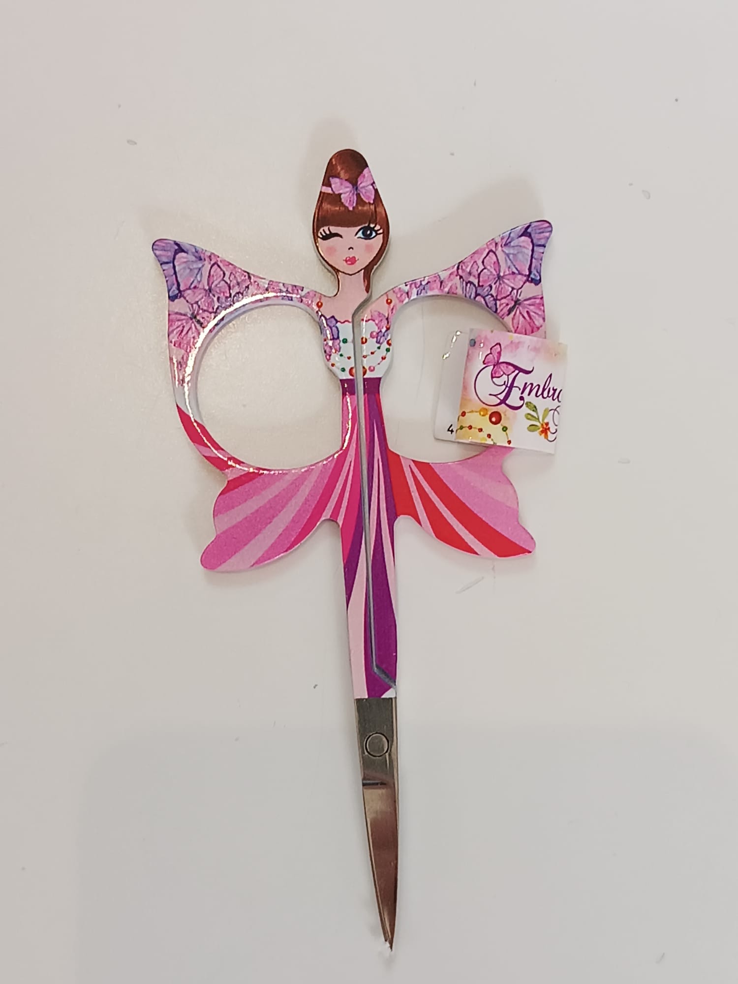Melek Kanatlı Makas Pembe