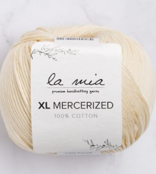 La Mia XL Mercerized Krem