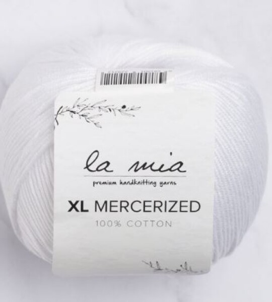 La Mia XL Mercerized Beyaz
