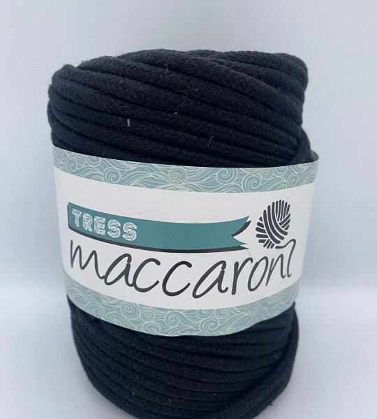 Maccaroni Tress İp Siyah