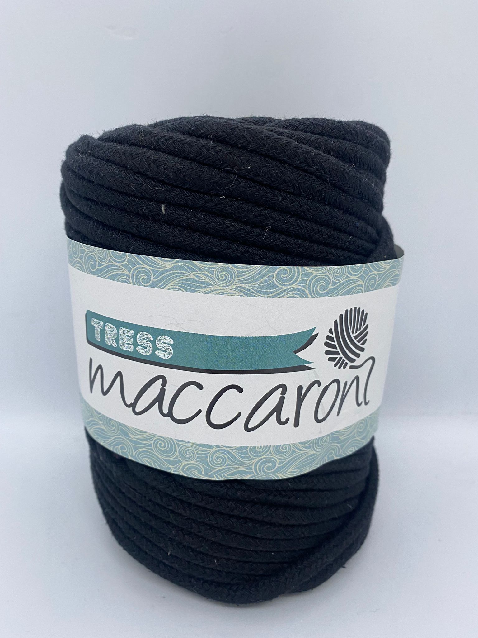 Maccaroni Tress İp Siyah