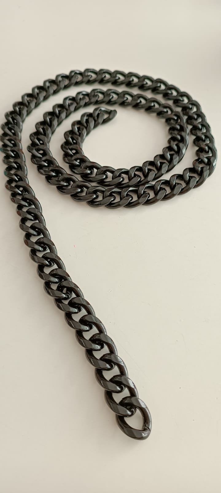 Metal Renkli Çanta Zinciri Siyah