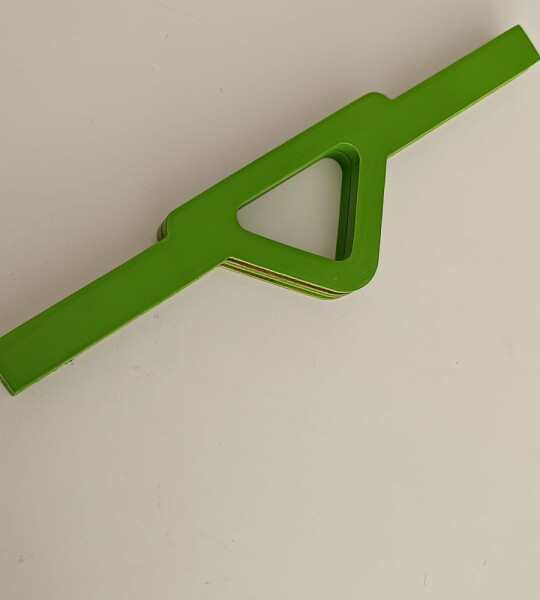 35 cm Tasarım Ahşap Burs Yeşil