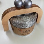 Simli Ahşap Burslu Çanta Kiti-2