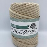 Maccaroni Tress İp Bej