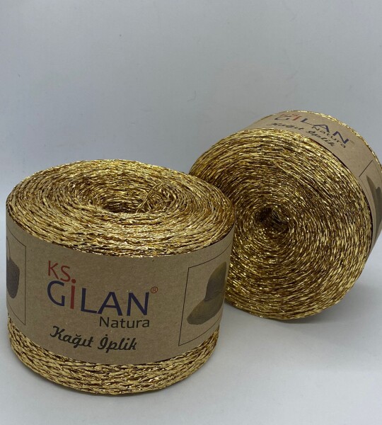 Simli Kağıt İp Gold