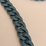 Metal Renkli Çanta Zinciri Mavi