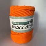 Maccaroni Tress İp  Neon Turuncu