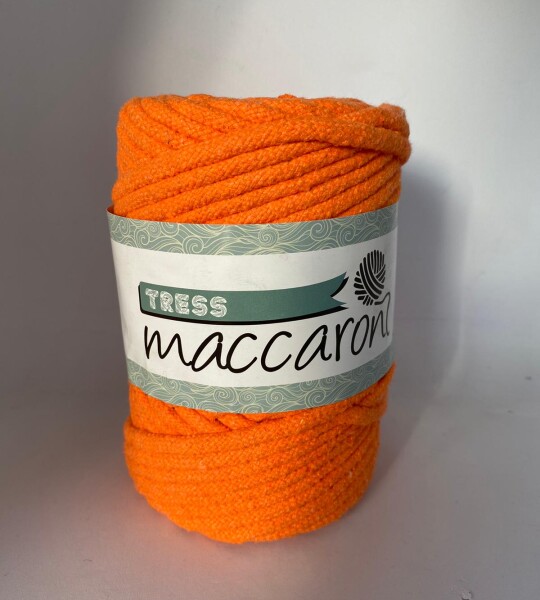 Maccaroni Tress İp  Neon Turuncu