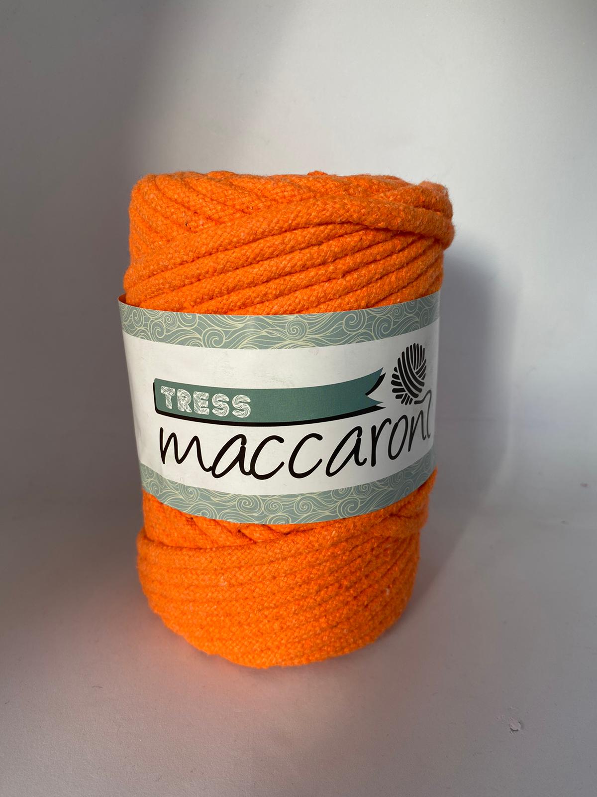 Maccaroni Tress İp  Neon Turuncu