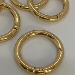 Metal Yaylı Çanta Halkası Gold MÇH-01