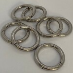 Metal Yaylı Çanta Halkası Gümüş MÇH-02