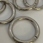 Metal Yaylı Çanta Halkası Gümüş MÇH-02