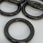 Metal Yaylı Çanta Halkası Antrasit MÇH-03