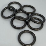Metal Yaylı Çanta Halkası Antrasit MÇH-03