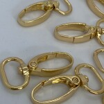 Metal Çanta Klips’i (Papağan) Gold