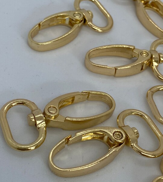 Metal Çanta Klips’i (Papağan) Gold