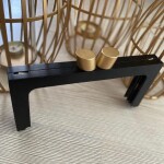 23 cm Gold Topuzlu Slim Ahşap Burs